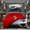 Porsche 918 Spyder Custom Fit Indoor Car Cover Soft Stretch Black Gray Blue Red Dust Protection Garage Cover Laser Cut + Bag
