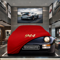 PORSCHE 944 1982-1991 Custom Fit Indoor Car Cover Soft Stretch Black Gray Blue Red Dust Protection Garage Cover Laser Cut + Bag