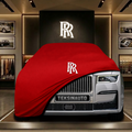 Rolls Royce Ghost 2021 Ghost EWB (2020-) Custom Fit Indoor Car Cover Soft Stretch Black Gray Blue Red Dust Protection Garage Cover Laser Cut + Bag