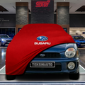 Subaru Impreza 2  Custom Fit Indoor Car Cover Soft Stretch Black Gray Blue Red Dust Protection Garage Cover Laser Cut + Bag