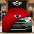 MİNİ COOPER COUNTRYMAN U25 2023- Custom Fit Indoor Car Cover Soft Stretch Black Gray Blue Red Dust Protection Garage Cover Laser Cut + Bag
