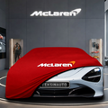McLaren 720S (2017-2023) Custom Fit Indoor Car Cover Soft Stretch Black Gray Blue Red Dust Protection Garage Cover Laser Cut + Bag