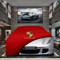 Porsche Carrera GT Custom Fit Indoor Car Cover Soft Stretch Black Gray Blue Red Dust Protection Garage Cover Laser Cut + Bag