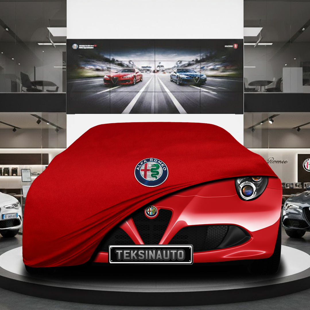 Alfa 8C Spider Roadster Custom Fit Indoor Car Cover Soft Stretch Black Gray Blue Red Dust Protection Garage Cover Laser Cut + Bag