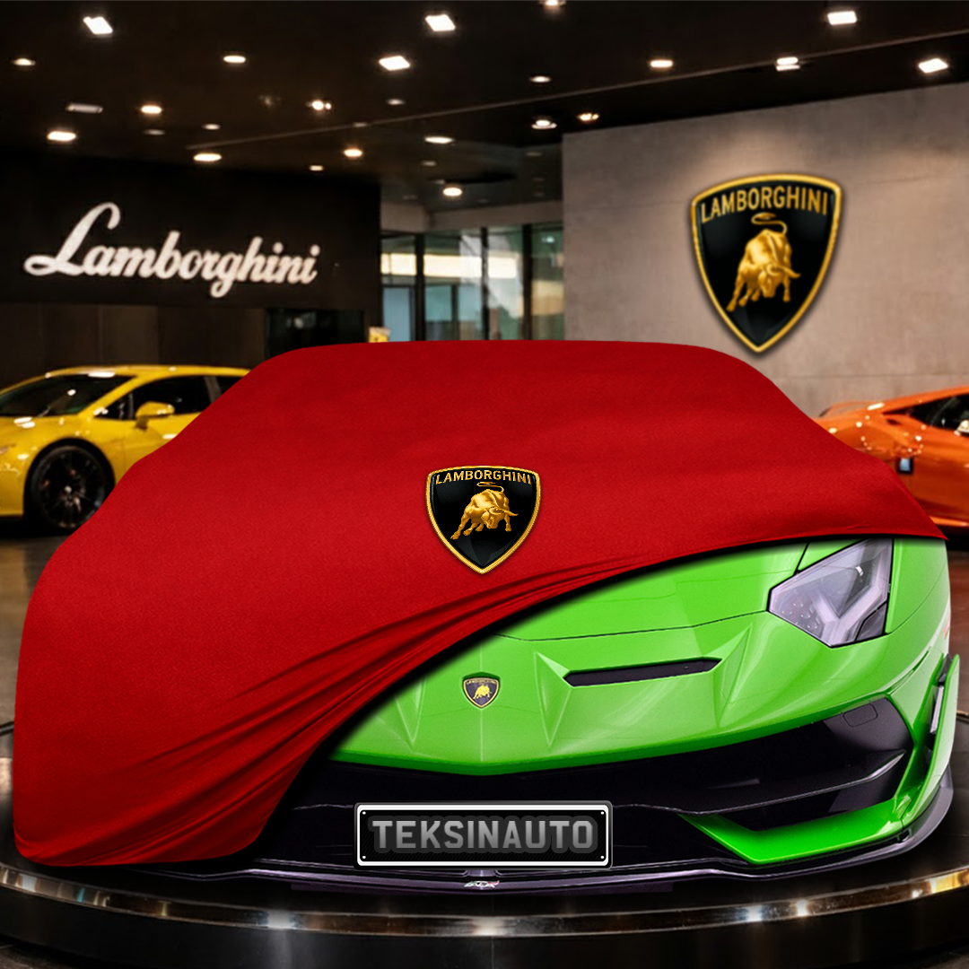 Lamborghini Aventador SVJ (2018-) Indoor Car Cover Custom Fit, Black, Gray, Blue, Red Color