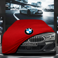 BMW 8 G16 GRANCOUPE (2018-) Custom Fit Indoor Car Cover Soft Stretch Black Gray Blue Red Dust Protection Garage Cover Laser Cut + Bag