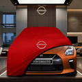 NİSSAN GT-R Custom Fit Indoor Car Cover Soft Stretch Black Gray Blue Red Dust Protection Garage Cover Laser Cut + Bag
