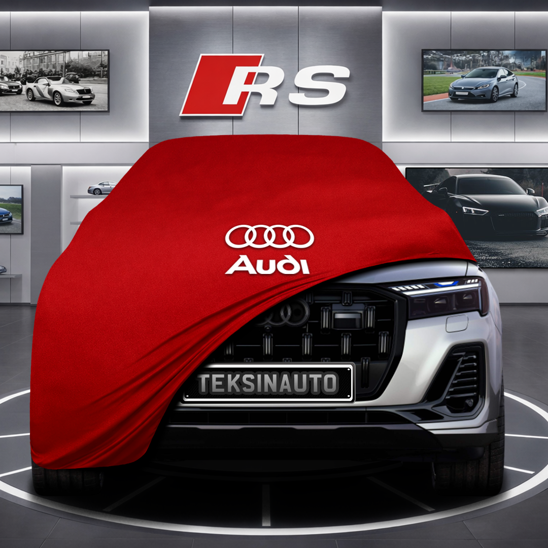 AUDİ Q7 4M 2024- Custom Fit Indoor Car Cover Soft Stretch Black Gray Blue Red Dust Protection Garage Cover Laser Cut + Bag