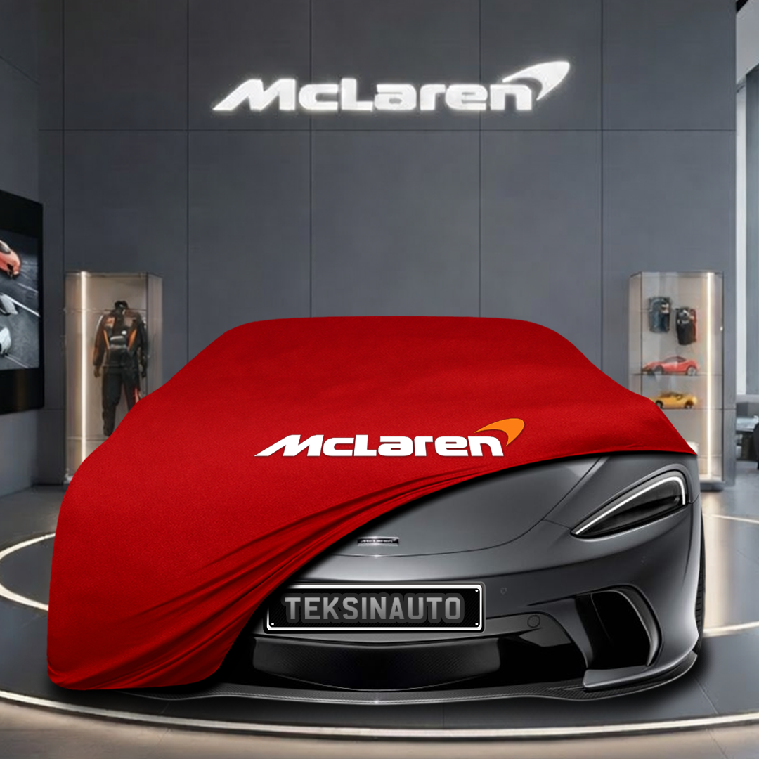 McLaren GTS (2023-) Custom Fit Indoor Car Cover Soft Stretch Black Gray Blue Red Dust Protection Garage Cover Laser Cut + Bag
