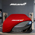 McLaren 600LT (2018-) Custom Fit Indoor Car Cover Soft Stretch Black Gray Blue Red Dust Protection Garage Cover Laser Cut + Bag