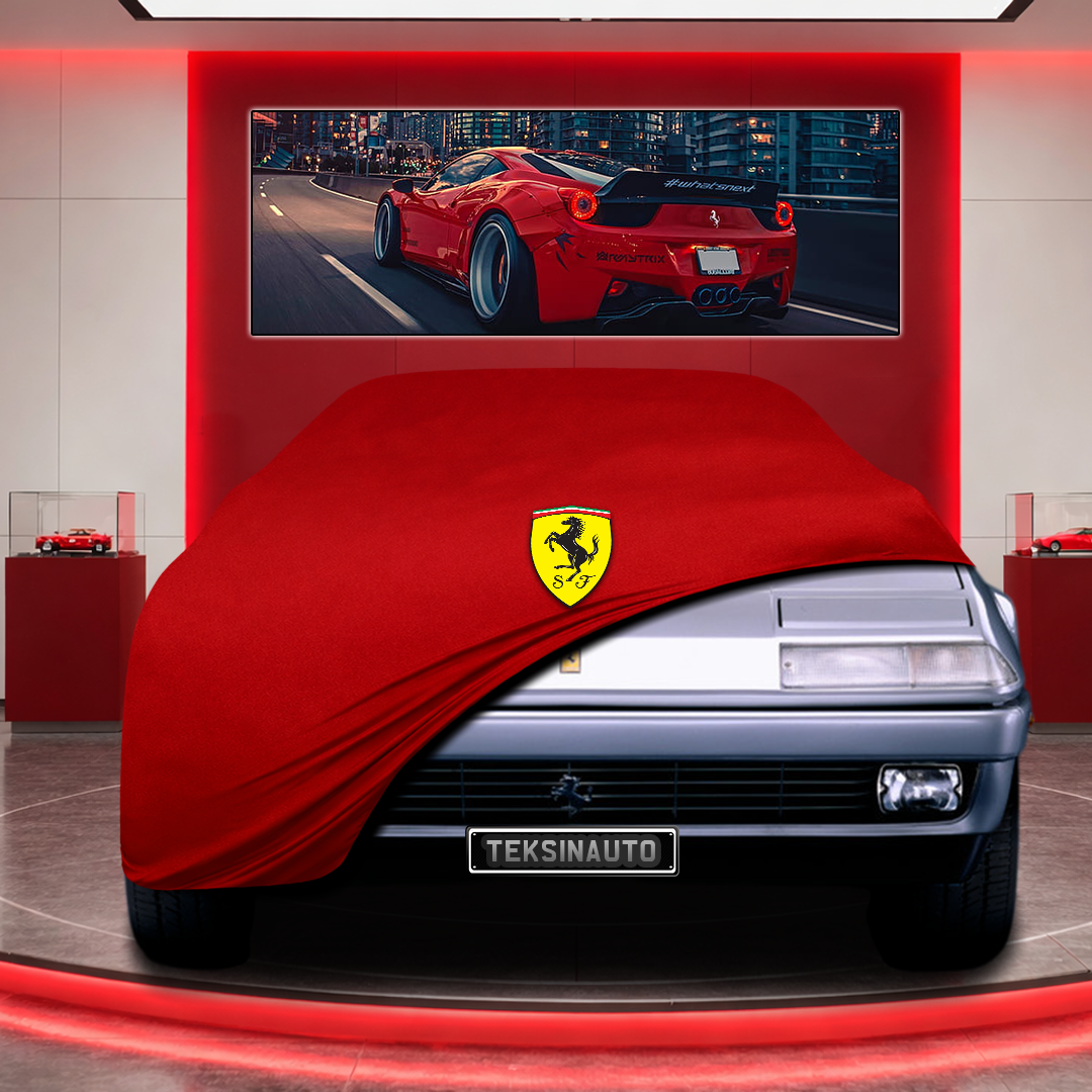 Ferrari 412i Custom Fit Indoor Car Cover Soft Stretch Black Gray Blue Red Dust Protection Garage Cover Laser Cut + Bag