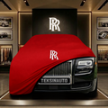 Rolls Royce Ghost Extended Wheelbase 1 (2014-2020) Custom Fit Indoor Car Cover Soft Stretch Black Gray Blue Red Dust Protection Garage Cover Laser Cut + Bag
