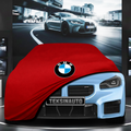 BMW 2 G87 M2 (2023-) Custom Fit Indoor Car Cover Soft Stretch Black Gray Blue Red Dust Protection Garage Cover Laser Cut + Bag