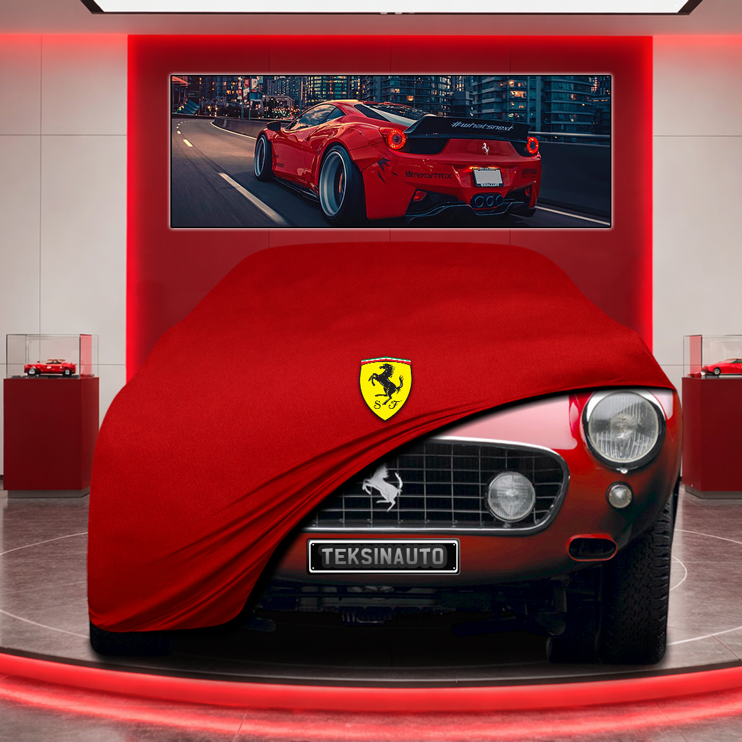 Ferrari 250 Custom Fit Indoor Car Cover Soft Stretch Black Gray Blue Red Dust Protection Garage Cover Laser Cut + Bag
