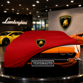 Lamborghini Jarama (1970-1976) Custom Fit Indoor Car Cover Soft Stretch Black Gray Blue Red Dust Protection Garage Cover Laser Cut + Bag