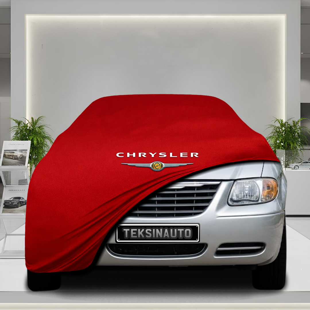 Chrysler Voyager (2001-2008)  Custom Fit Indoor Car Cover Soft Stretch Black Gray Blue Red Dust Protection Garage Cover Laser Cut + Bag