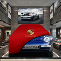 PORSCHE 911 993 1994-1998 Custom Fit Indoor Car Cover Soft Stretch Black Gray Blue Red Dust Protection Garage Cover Laser Cut + Bag