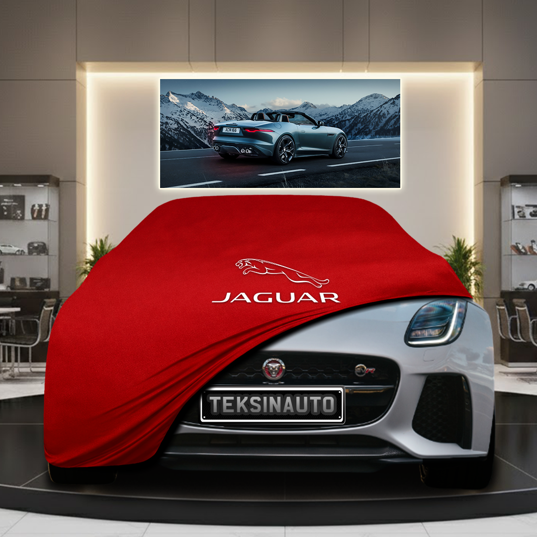 Jaguar F Type Custom Fit Indoor Car Cover Soft Stretch Black Gray Blue Red Dust Protection Garage Cover Laser Cut + Bag