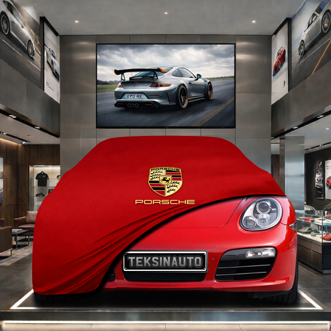 Porsche Boxster 987 (2004-2012) Custom Fit Indoor Car Cover Soft Stretch Black Gray Blue Red Dust Protection Garage Cover Laser Cut + Bag