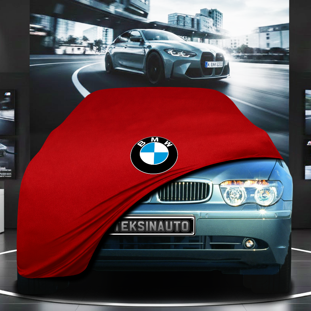 BMW 7 E65 SHORT (2001-2008) Custom Fit Indoor Car Cover Soft Stretch Black Gray Blue Red Dust Protection Garage Cover Laser Cut + Bag