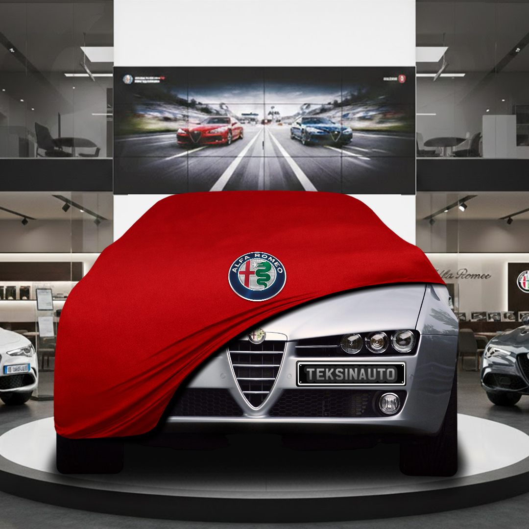 Alfa Romeo 159 Sedan (2005-2011) Custom Fit Indoor Car Cover Soft Stretch Black Gray Blue Red Dust Protection Garage Cover Laser Cut + Bag