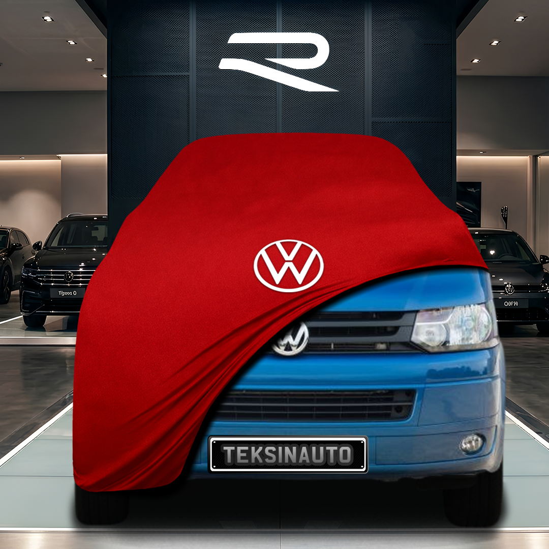 Volkswagen Transporter T5 (2003-2015) Custom Fit Indoor Car Cover Soft Stretch Black Gray Blue Red Dust Protection Garage Cover Laser Cut + Bag