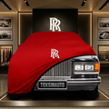 Rolls Royce Silver Spur (1980-1998) Custom Fit Indoor Car Cover Soft Stretch Black Gray Blue Red Dust Protection Garage Cover Laser Cut + Bag