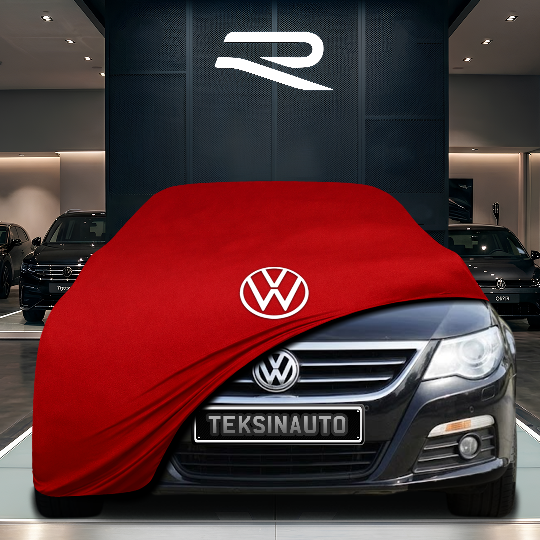 Volkswagen Passat CC (2018-2016) Custom Fit Indoor Car Cover Soft Stretch Black Gray Blue Red Dust Protection Garage Cover Laser Cut + Bag