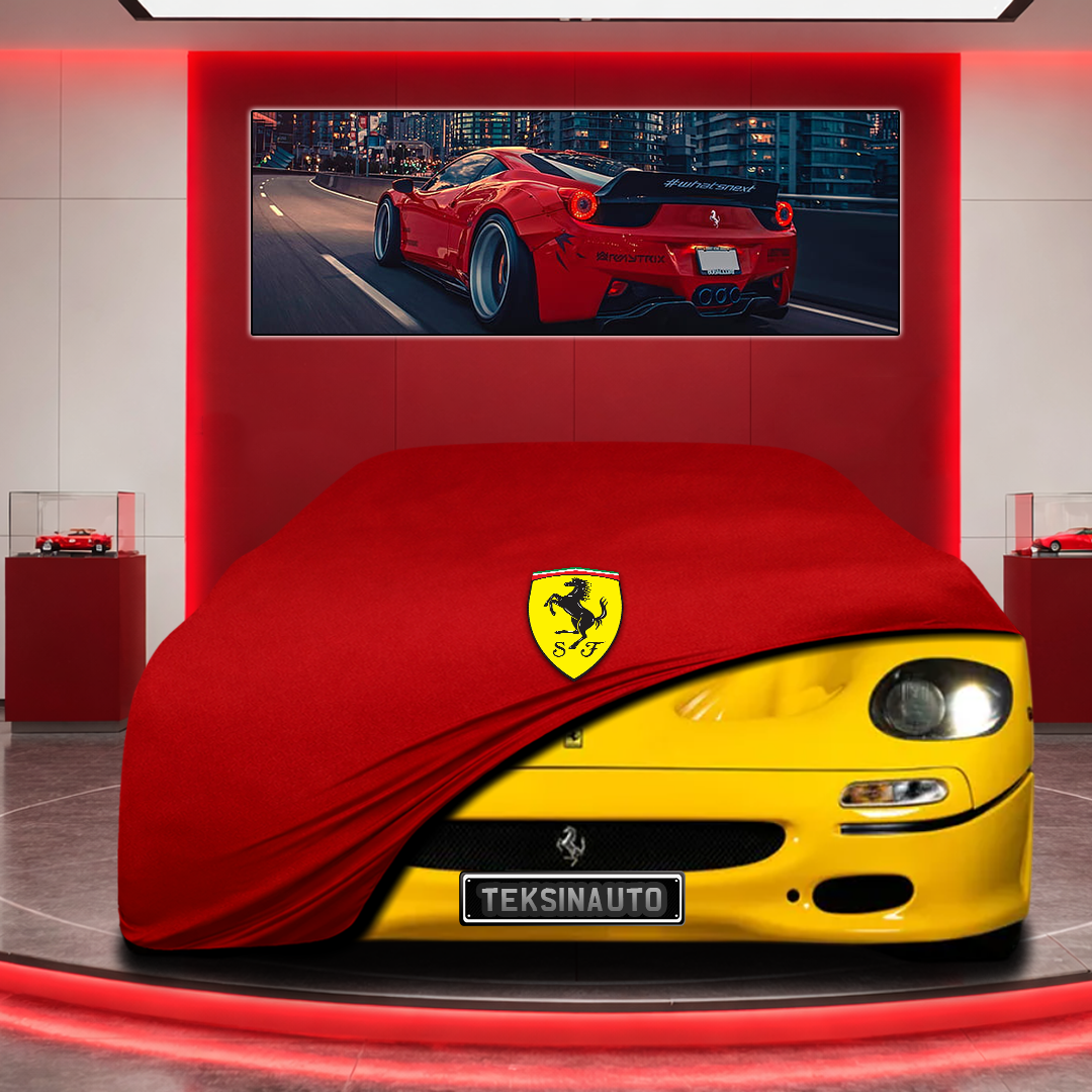 Ferrari F50 Custom Fit Indoor Car Cover Soft Stretch Black Gray Blue Red Dust Protection Garage Cover Laser Cut + Bag