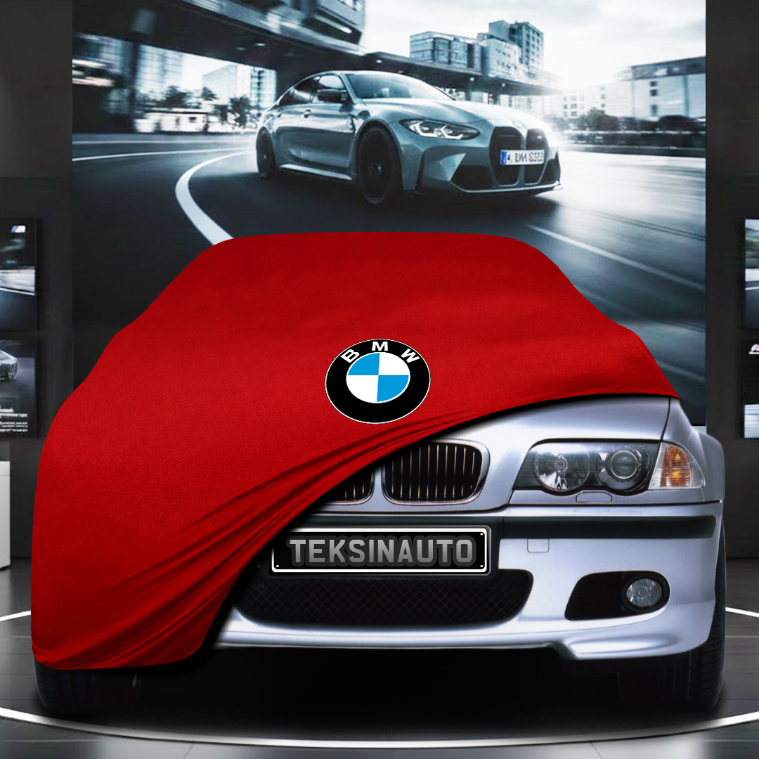 BMW 3 SERİES SEDAN E46 (1998-2005) Custom Fit Indoor Car Cover Soft Stretch Black Gray Blue Red Dust Protection Garage Cover Laser Cut + Bag
