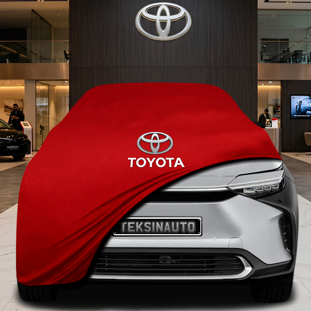 TOYOTA BZ4X (2022-) Custom Fit Indoor Car Cover Soft Stretch Black Gray Blue Red Dust Protection Garage Cover Laser Cut + Bag