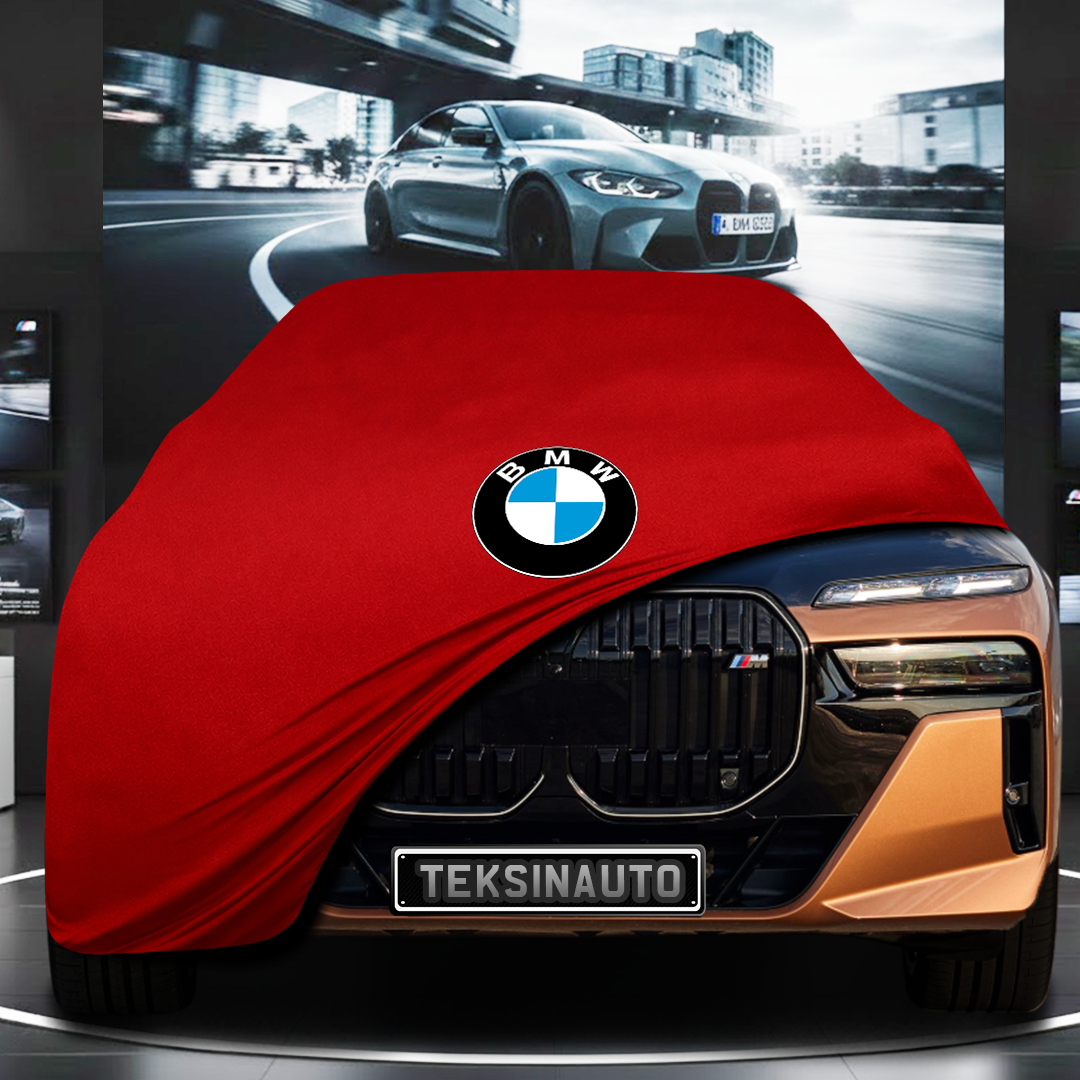 BMW İ7 (2023-) Custom Fit Indoor Car Cover Soft Stretch Black Gray Blue Red Dust Protection Garage Cover Laser Cut + Bag