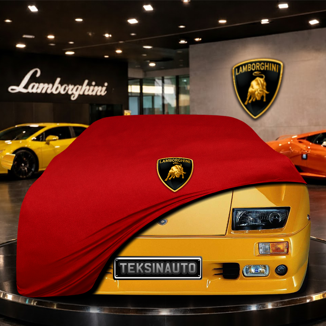 Lamborghini Diablo Roadster (1996-1999) Custom Fit Indoor Car Cover Soft Stretch Black Gray Blue Red Dust Protection Garage Cover Laser Cut + Bag