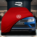 Volkswagen Touareg 2 (7P) (2010-2018) Custom Fit Indoor Car Cover Soft Stretch Black Gray Blue Red Dust Protection Garage Cover Laser Cut + Bag
