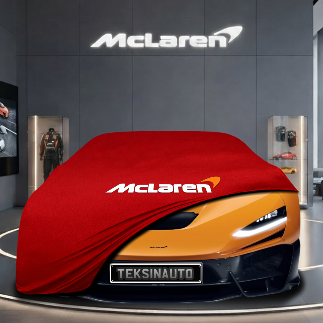 McLaren W1 (2025-) Custom Fit Indoor Car Cover Soft Stretch Black Gray Blue Red Dust Protection Garage Cover Laser Cut + Bag