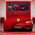 Ferrari 360 Modena Custom Fit Indoor Car Cover Soft Stretch Black Gray Blue Red Dust Protection Garage Cover Laser Cut + Bag