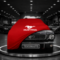 MUSTANG 1 MY 64 1964-1973 Custom Fit Indoor Car Cover Soft Stretch Black Gray Blue Red Dust Protection Garage Cover Laser Cut + Bag
