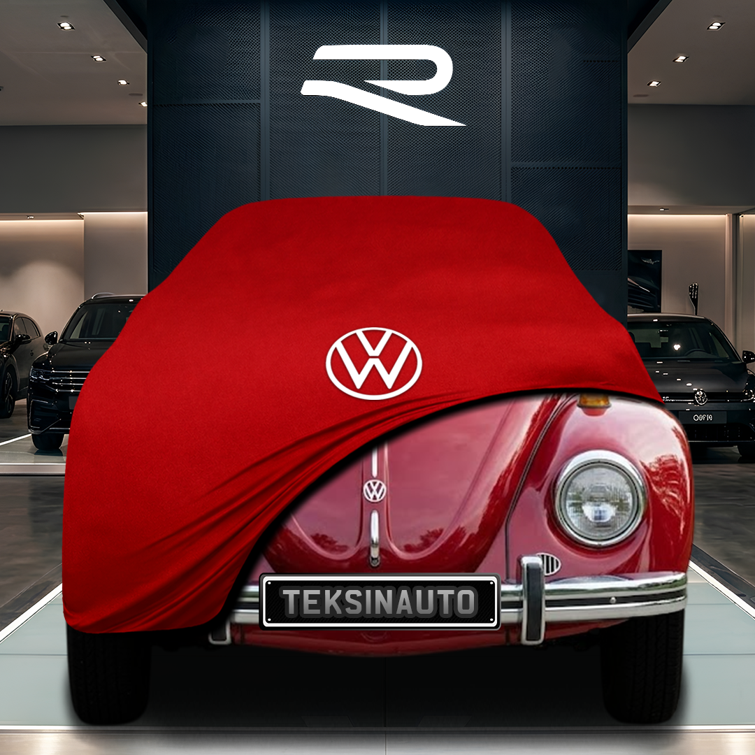 Volkswagen Beetle Classic Custom Fit Indoor Car Cover Soft Stretch Black Gray Blue Red Dust Protection Garage Cover Laser Cut + Bag