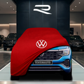 Volkswagen Atlas Custom Fit Indoor Car Cover Soft Stretch Black Gray Blue Red Dust Protection Garage Cover Laser Cut + Bag