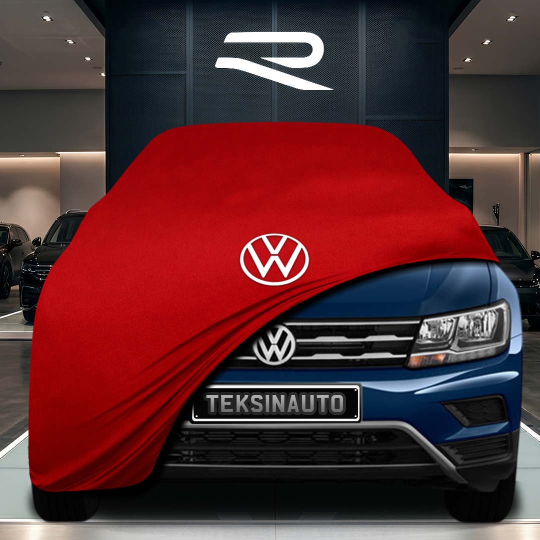 Volkswagen Tiguan 2 (2016-2020) Custom Fit Indoor Car Cover Soft Stretch Black Gray Blue Red Dust Protection Garage Cover Laser Cut + Bag