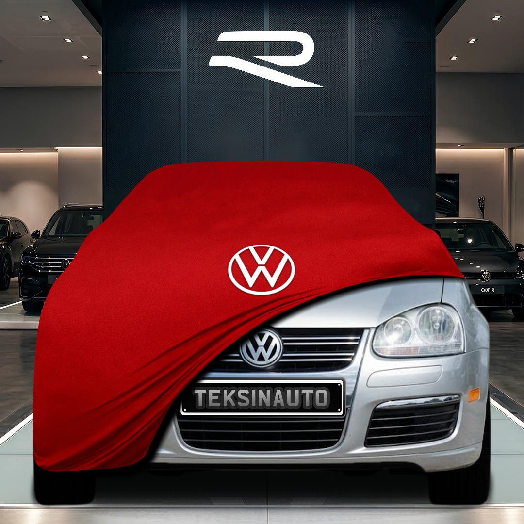 Volkswagen Jetta 5 (2005-2010) Custom Fit Indoor Car Cover Soft Stretch Black Gray Blue Red Dust Protection Garage Cover Laser Cut + Bag