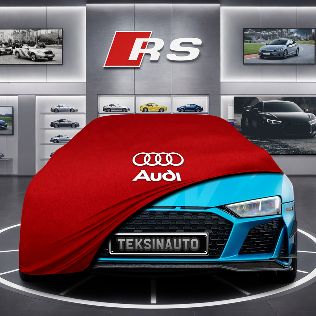 AUDİ R8 COUPE 4S Custom Fit Indoor Car Cover Soft Stretch Black Gray Blue Red Dust Protection Garage Cover Laser Cut + Bag