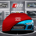 AUDİ R8 COUPE 4S Custom Fit Indoor Car Cover Soft Stretch Black Gray Blue Red Dust Protection Garage Cover Laser Cut + Bag