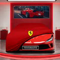 Ferrari F8 Custom Fit Indoor Car Cover Soft Stretch Black Gray Blue Red Dust Protection Garage Cover Laser Cut + Bag