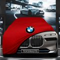 BMW 7 G70 (2023-) Custom Fit Indoor Car Cover Soft Stretch Black Gray Blue Red Dust Protection Garage Cover Laser Cut + Bag