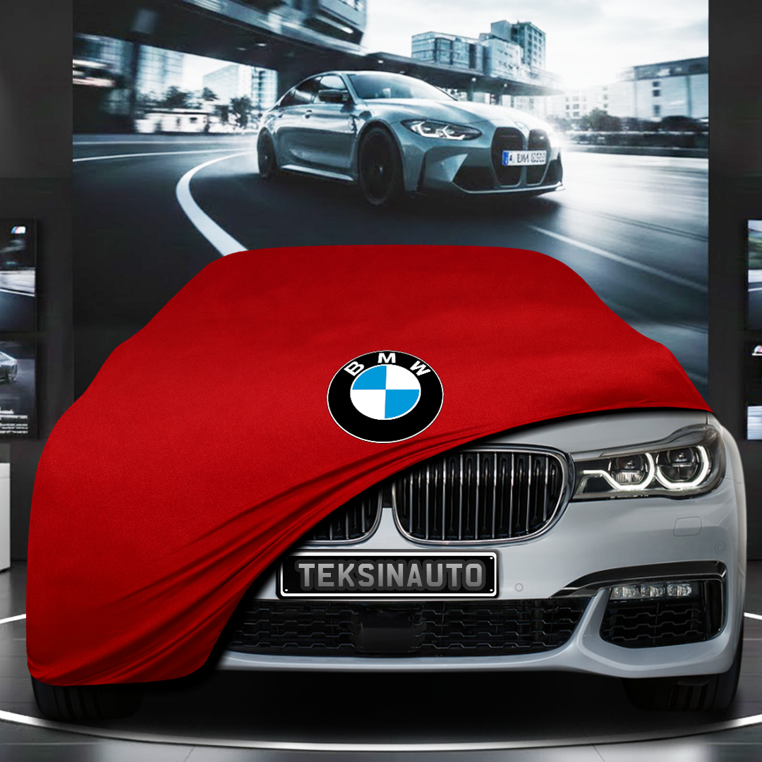 BMW 7 G12 LONG (2015-2022) Custom Fit Indoor Car Cover Soft Stretch Black Gray Blue Red Dust Protection Garage Cover Laser Cut + Bag