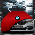 BMW 7 G12 LONG (2015-2022) Custom Fit Indoor Car Cover Soft Stretch Black Gray Blue Red Dust Protection Garage Cover Laser Cut + Bag