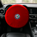 Steering Wheel Cover Soft Elastic Premium Fabric For all Alfa Romeo Model