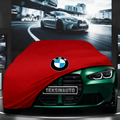 BMW G80 M3 (2019-) Custom Fit Indoor Car Cover Soft Stretch Black Gray Blue Red Dust Protection Garage Cover Laser Cut + Bag