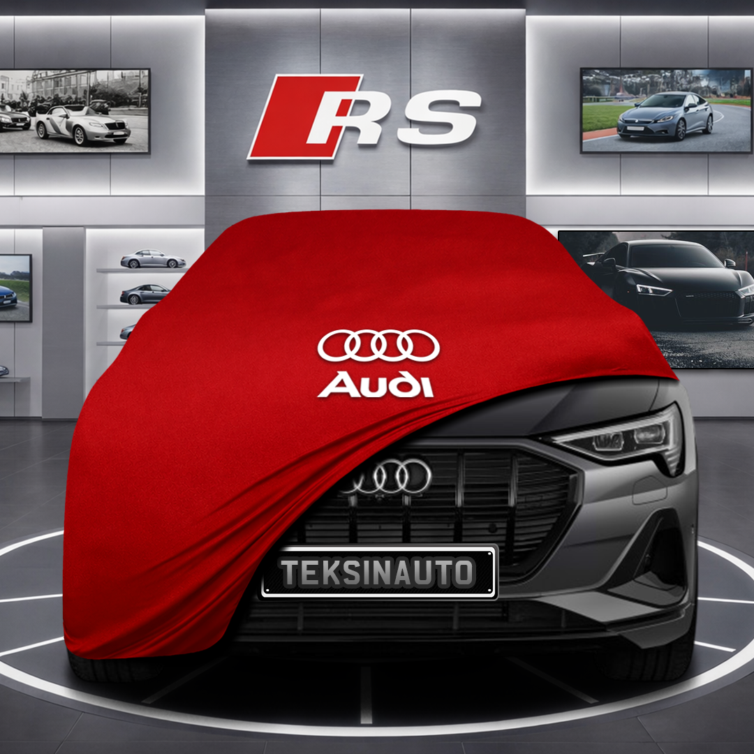 AUDİ Q5 E-TRON 2022- Custom Fit Indoor Car Cover Soft Stretch Black Gray Blue Red Dust Protection Garage Cover Laser Cut + Bag